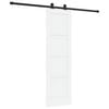 vidaXL Cs&uacute;sz&oacute; ajt&oacute; ORKDAL 61 x 198,5 cm Szerelt Fa Feh&eacute;r &eacute;s Fekete