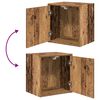 vidaXL antik fa sz&iacute;nű szerelt fa gar&aacute;zs fali szekr&eacute;ny