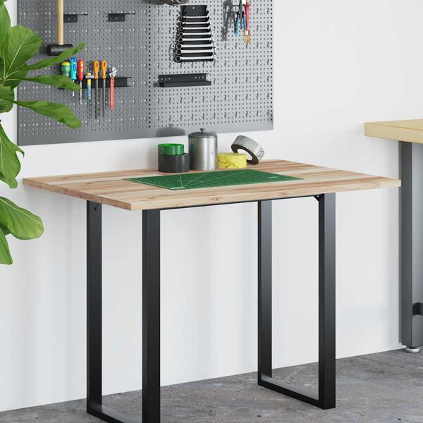 vidaXL kezeletlen t&ouml;m&ouml;r ak&aacute;cfa &iacute;r&oacute;asztallap 120 x 70 x 2 cm