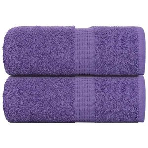 vidaXL 2 db lila FROGN mosd&oacute;t&ouml;rlő 30 x 30 cm 360 g/m&sup2;