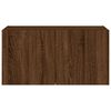 vidaXL barna tölgyszínű fali TV-szekrény LED-del 80x35x41 cm