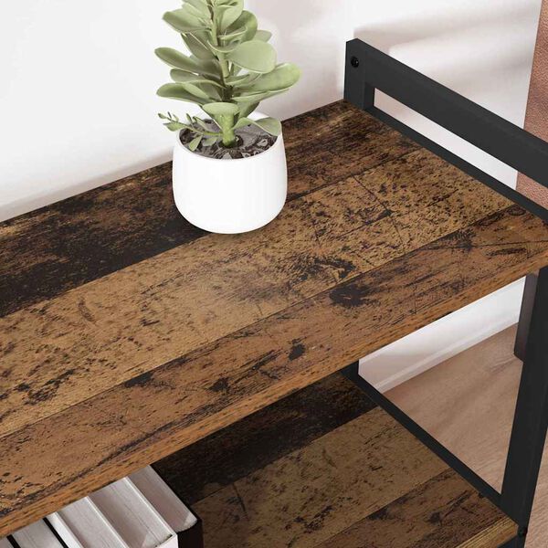 vidaXL K&ouml;nyvespolc R&eacute;gi fa 60 x 30 x 50 cm Faanyag