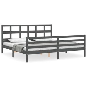 vidaXL sz&uuml;rke t&ouml;m&ouml;r fa &aacute;gykeret fejt&aacute;ml&aacute;val 200 x 200 cm