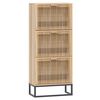 vidaXL szerelt fa cipőszekr&eacute;ny 52 x 25 x 120 cm