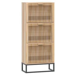 vidaXL szerelt fa cipőszekr&eacute;ny 52 x 25 x 120 cm