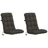 vidaXL 2 darabos magas h&aacute;tt&aacute;ml&aacute;s sz&eacute;kp&aacute;rna VIANEN 2 pcs Antracitsz&uuml;rke