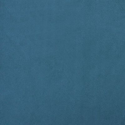 vidaXL kék gyerek bársonykanapé 70 x 45 x 33 cm