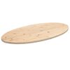 vidaXL t&ouml;m&ouml;r fenyőfa ov&aacute;lis asztallap 110x55x2,5 cm