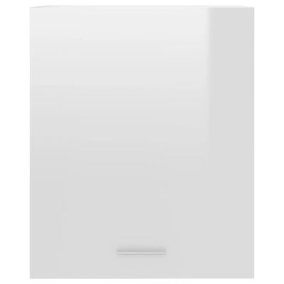 vidaXL 2 db magasfényű fehér forgácslap függő szekrény 50 x 31 x 60 cm