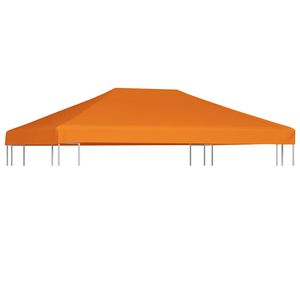 vidaXL narancss&aacute;rga pavilon tetőponyva 310 g/m&sup2;, 4 x 3 m