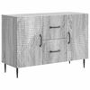 vidaXL Sz&eacute;f fi&oacute;kkal Sz&uuml;rke Sonoma 89 x 34,5 x 60 cm Szerelt Fa