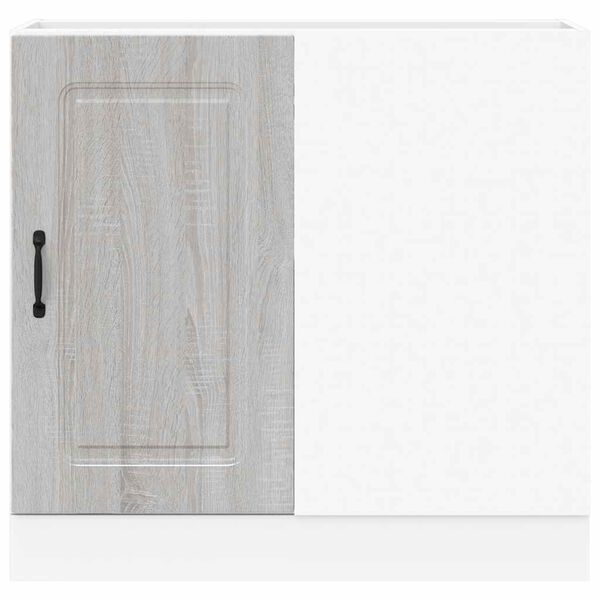 vidaXL konyhai alapszekr&eacute;ny Kalmar sz&uuml;rke sonoma szekr&eacute;ny