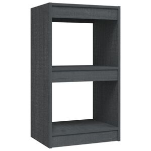 vidaXL sz&uuml;rke t&ouml;m&ouml;r fenyőfa k&ouml;nyvszekr&eacute;ny 40 x 30 x 71,5 cm