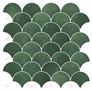 vidaXL Halpikkely Csempe 50 db S&ouml;t&eacute;tz&ouml;ld 30 x 30 cm Poliuret&aacute;n &eacute;s PET