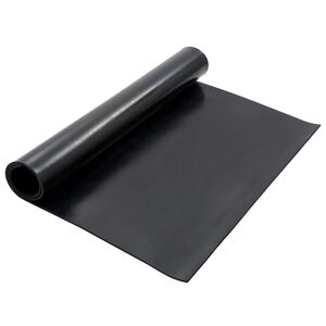 vidaXL Padl&oacute; Szőnyeg Fekete 1,2 x 2 m Gumi
