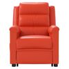 vidaXL piros műbőr fel&aacute;ll&aacute;st seg&iacute;tő fotel