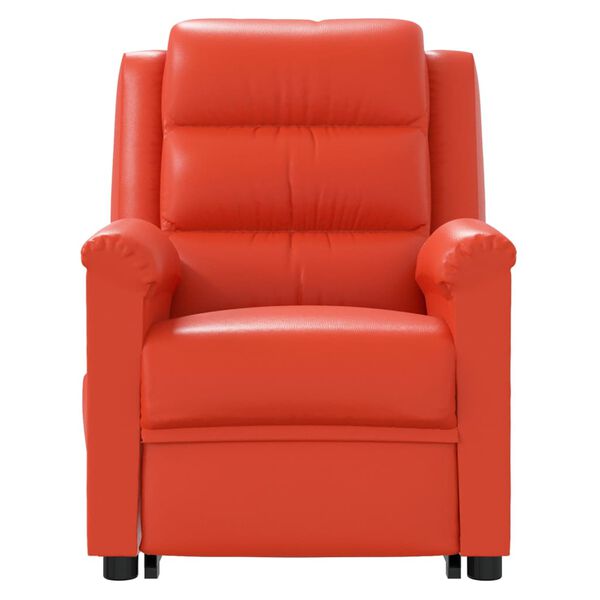 vidaXL piros műbőr fel&aacute;ll&aacute;st seg&iacute;tő fotel