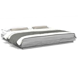 vidaXL sonoma t&ouml;lgysz&iacute;nű szerelt fa &aacute;gykeret 200 x 200 cm