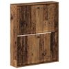 vidaXL Fali Cipőtart&oacute; EDE 71 x 17 x 86 cm Szerelt Fa Antik Fa