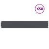 vidaXL Fűszeg&eacute;lyez&eacute;s 50 db 15 x 103 cm Ac&eacute;l Antracitsz&uuml;rke