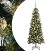 vidaXL Mű kar&aacute;csonyfa Z&ouml;ld 180 cm PVC &eacute;s műanyag &eacute;s ac&eacute;l