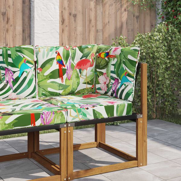 vidaXL K&uuml;lt&eacute;ri kanap&eacute; p&aacute;rna 3 pcs sz&iacute;nes Poli&eacute;szter