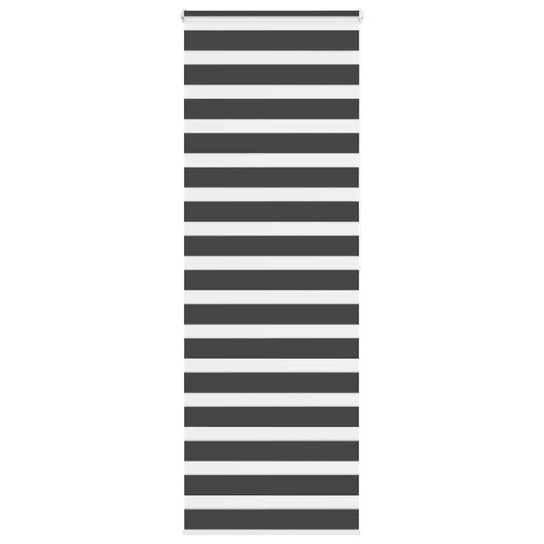 vidaXL zebraf&uuml;gg&ouml;nnyel fekete sz&ouml;vetsz&eacute;less&eacute;g 85,9 cm poli&eacute;szter