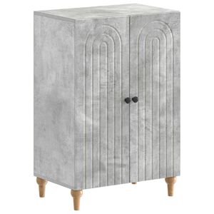 vidaXL Cipőszekr&eacute;ny ALKMAAR 59,5 x 39,5 x 90 cm Szerelt Fa Betonsz&uuml;rke