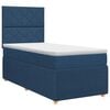 vidaXL Boxspring &aacute;gy matraccal fejt&aacute;ml&aacute;val K&eacute;k 90 x 200 cm Sz&ouml;vet