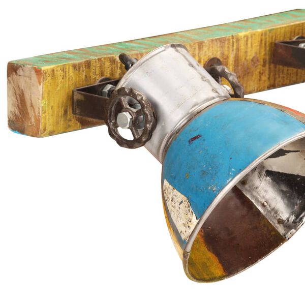 vidaXL t&ouml;bbsz&iacute;nű ipari falil&aacute;mpa 90 x 25 cm E27