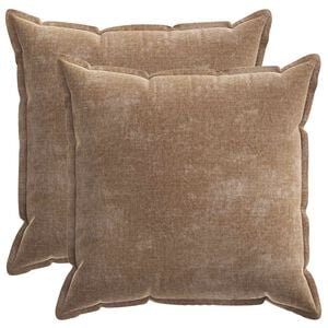 vidaXL P&aacute;rna huzat 2 pcs HOUTEN Barna 70 x 70 cm Chenille Sz&ouml;vet