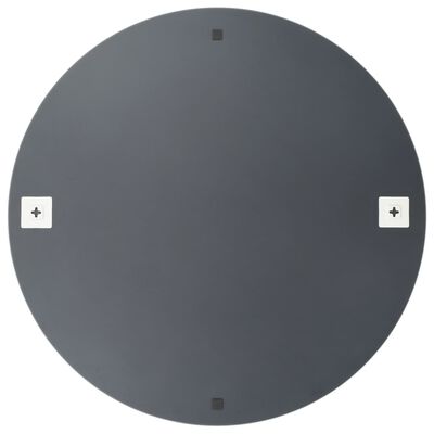vidaXL kör alakú keret nélküli üveg tükör 90 cm