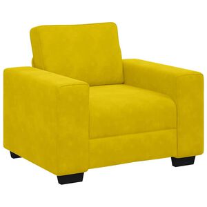 vidaXL s&aacute;rga b&aacute;rsony kanap&eacute;fotel 100x77x82 cm