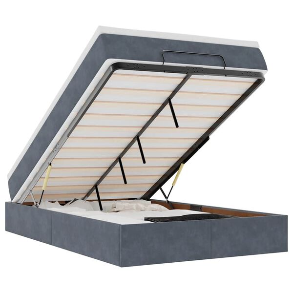 vidaXL s&ouml;t&eacute;tsz&uuml;rke b&aacute;rsony ottom&aacute;n &aacute;gy matraccal 120x190 cm