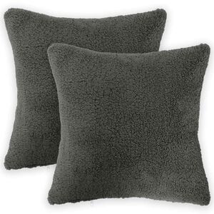 vidaXL P&aacute;rna huzat 2 pcs HEERLEN S&ouml;t&eacute;tsz&uuml;rke 30 x 30 cm Boucl&eacute;