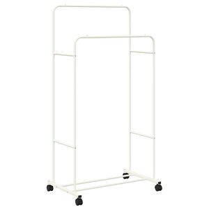 vidaXL Ruhafog&oacute; Feh&eacute;r 80 x 53 x 156 cm