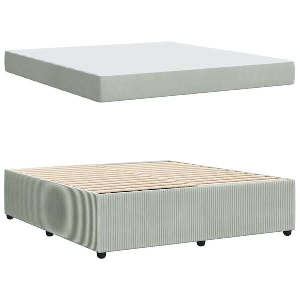 vidaXL &Aacute;gykeret matracmal Vil&aacute;gossz&uuml;rke 180 x 200 cm sz&ouml;vet