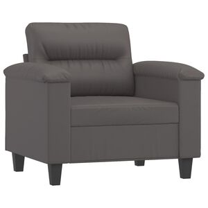 vidaXL sz&uuml;rke műbőr kanap&eacute;sz&eacute;k 60 cm