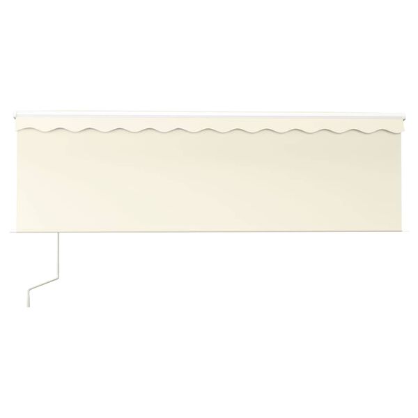 vidaXL kr&eacute;msz&iacute;nű automata napellenző redőnnyel 4 x 3 m