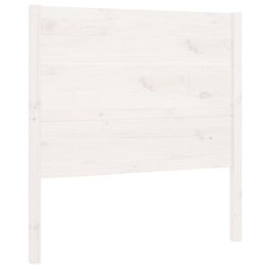 vidaXL feh&eacute;r t&ouml;m&ouml;r fenyőfa fejt&aacute;mla 106 x 4 x 100 cm