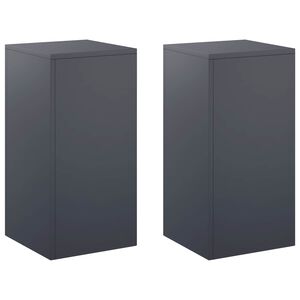 vidaXL N&ouml;v&eacute;ny&aacute;llv&aacute;ny 2 pcs Antracitsz&uuml;rke 30 x 30 x 60 cm