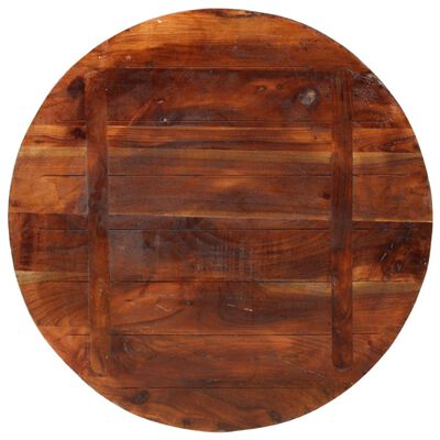 vidaXL tömör újrahasznosított fa kerek asztallap Ø70 x 3,8 cm