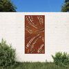 vidaXL lev&eacute;lmint&aacute;s corten ac&eacute;l kerti fald&iacute;sz 105 x 55 cm