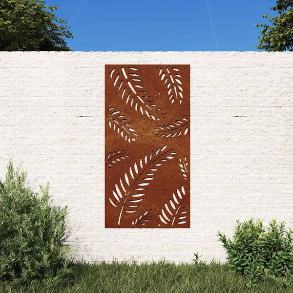 vidaXL lev&eacute;lmint&aacute;s corten ac&eacute;l kerti fald&iacute;sz 105 x 55 cm