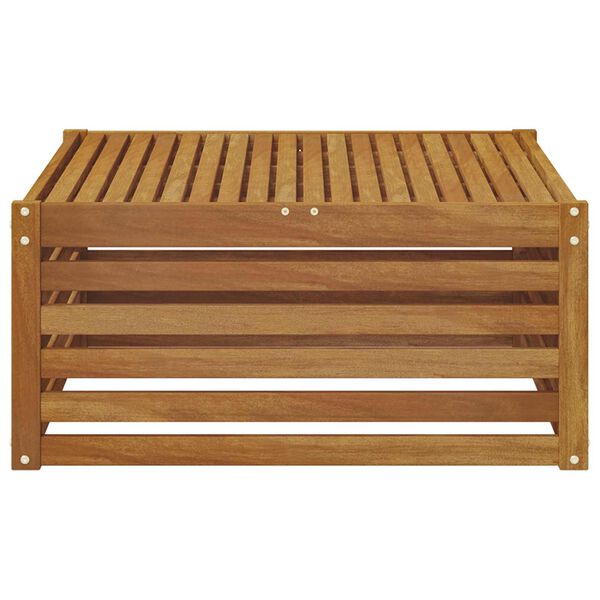 vidaXL K&uuml;lt&eacute;ri v&eacute;gkanap&eacute; Term&eacute;szetes 115 x 83 x 73 cm T&ouml;m&ouml;r Ak&aacute;cfa