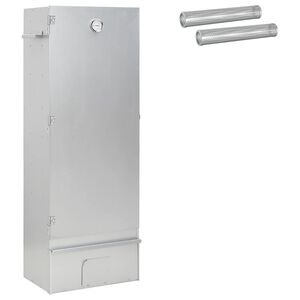 vidaXL F&uuml;st&ouml;lő S&uuml;tő 3 db 44,5 x 29 x 110 cm Horganyzott ac&eacute;l Ez&uuml;st
