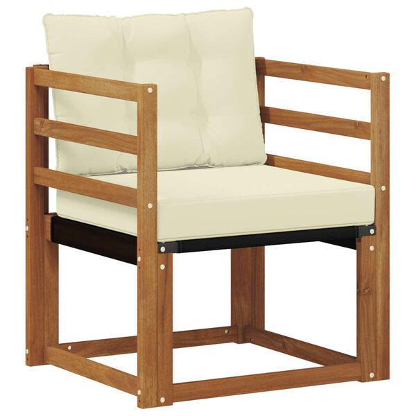 vidaXL K&uuml;lt&eacute;ri kanap&eacute; szett T&ouml;m&ouml;r ak&aacute;cfa &eacute;s textil&eacute;n