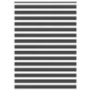 vidaXL zebraf&uuml;gg&ouml;nnyel fekete sz&ouml;vetsz&eacute;less&eacute;g 150,9 cm poli&eacute;szter