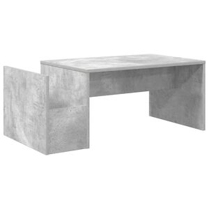 vidaXL Doh&aacute;nyz&oacute;asztal Beton Sz&uuml;rke 90 x 45 x 35 cm Faanyag