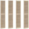 vidaXL Sz&eacute;fajt&oacute; 4 pcs Term&eacute;szetes 201 x 2,1 x 39,5 cm T&ouml;m&ouml;r fenyőfa